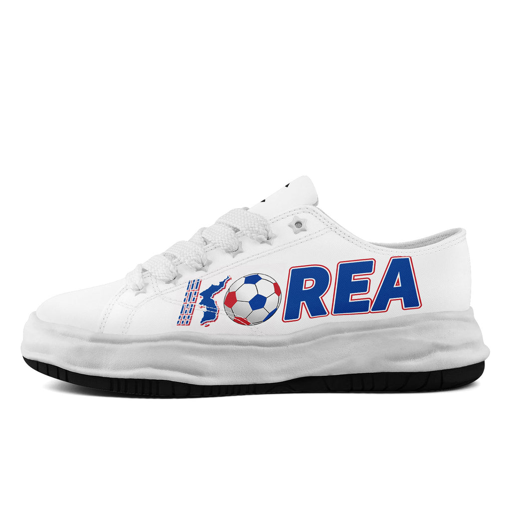 Custom South Korea 2026 World Cup Sneakers DIY Country Flag Running Shoes Lightweight Sport Shoes Gift for Football Fans Personalized Team Name and Logo FN038-F009095-5