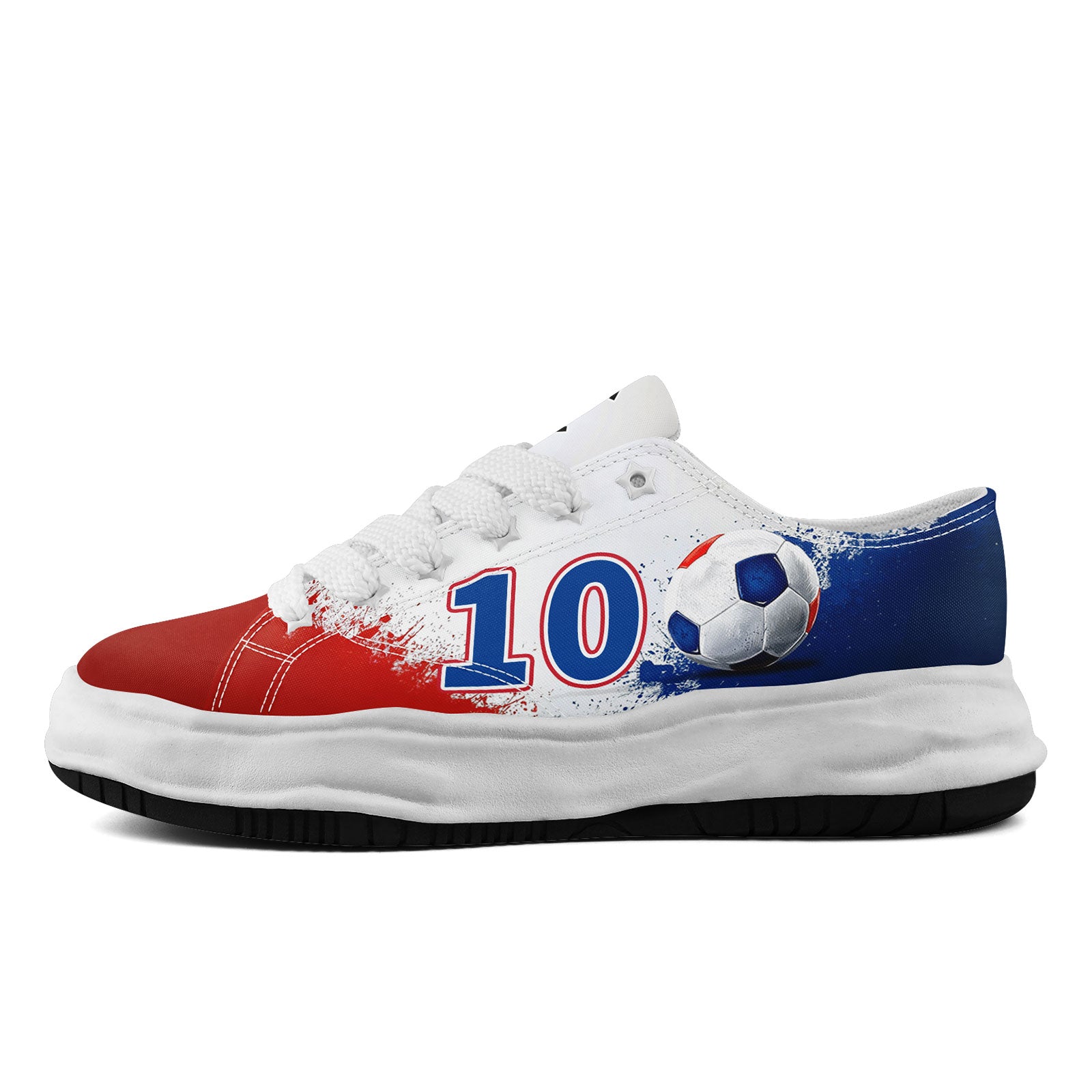 Custom South Korea 2026 World Cup Sneakers DIY Country Flag Running Shoes Lightweight Sport Shoes Gift for Football Fans Personalized Team Name and Logo FN038-F009095-4