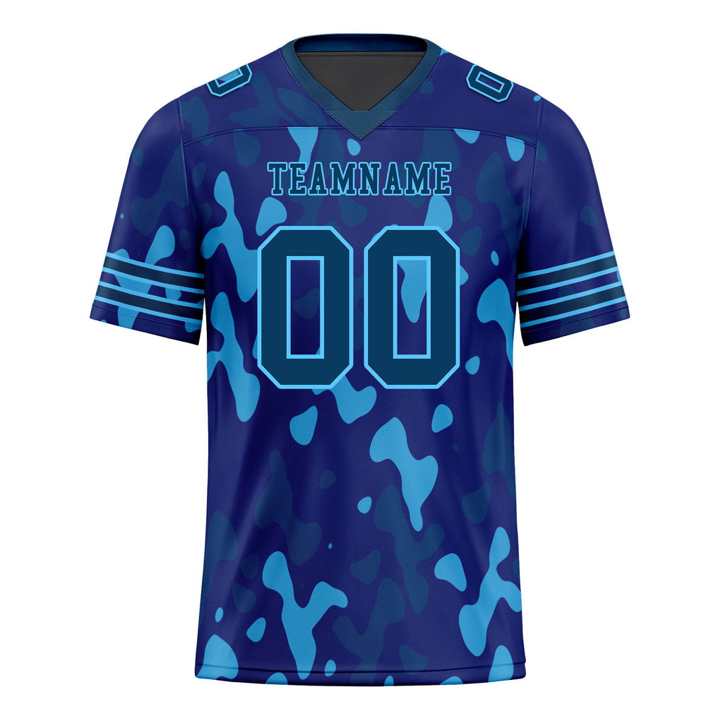 Custom Camo Personalized Authentic Football Jersey FBJ02-D06117