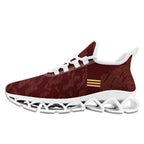 Custom Qatar 2026 World Cup Sneakers DIY Country Flag Running Shoes Lightweight Sport Shoes Gift for Football Fans Personalized Team Name and Logo FN003XD-F020030-5
