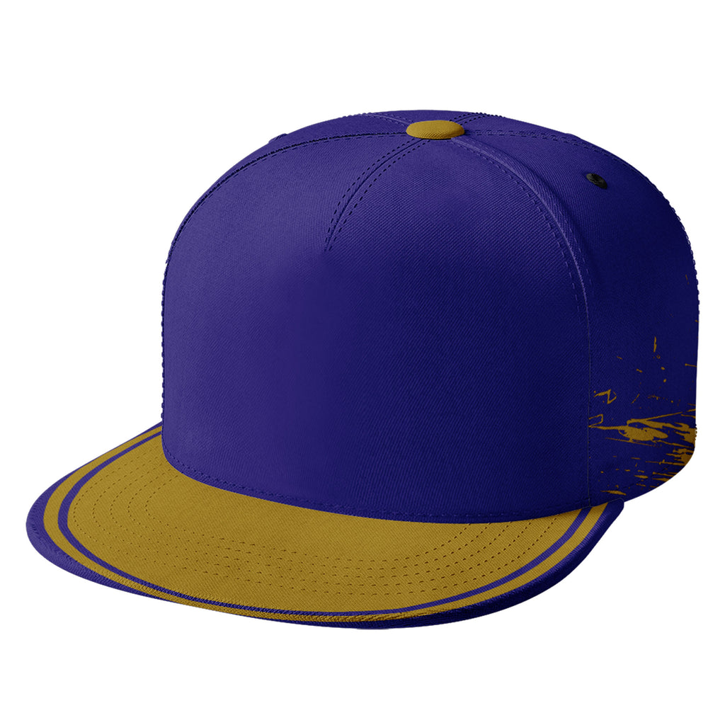 Custom Blue Yellow Baltimore MaxSoul Shoes and Hat Combo Offer Personalized Combo ZH-D020264-2