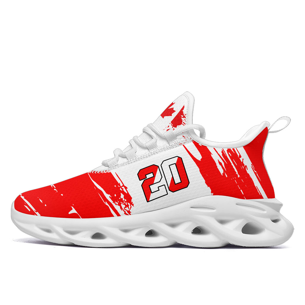 Custom 2026 World Cup Canada Sneakers DIY Country Flag Running Shoes Lightweight Sport Shoes Gift for Football Fans Personalized Team Name and Logo FN003-F023079-9