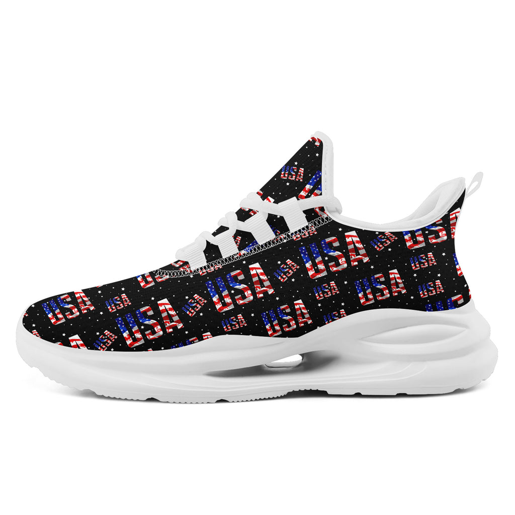 Custom United States 2026 World Cup Sneakers DIY Country Flag Running Shoes Lightweight Sport Shoes Gift for Football Fans Personalized Team Name and Logo FN079-F018033-5