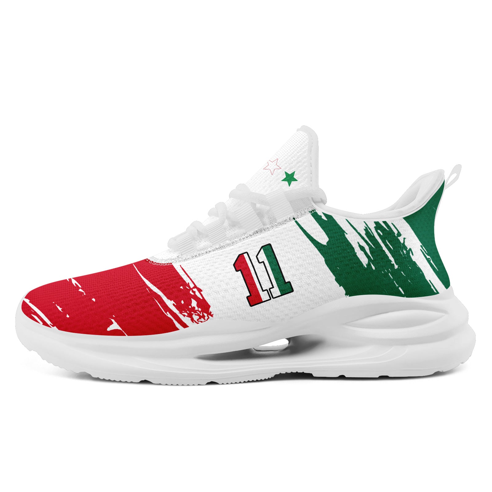Custom 2026 World Cup Mexico Sneakers DIY Country Flag Running Shoes Lightweight Sport Shoes Gift for Football Fans Personalized Team Name and Logo FN079-F023084-9