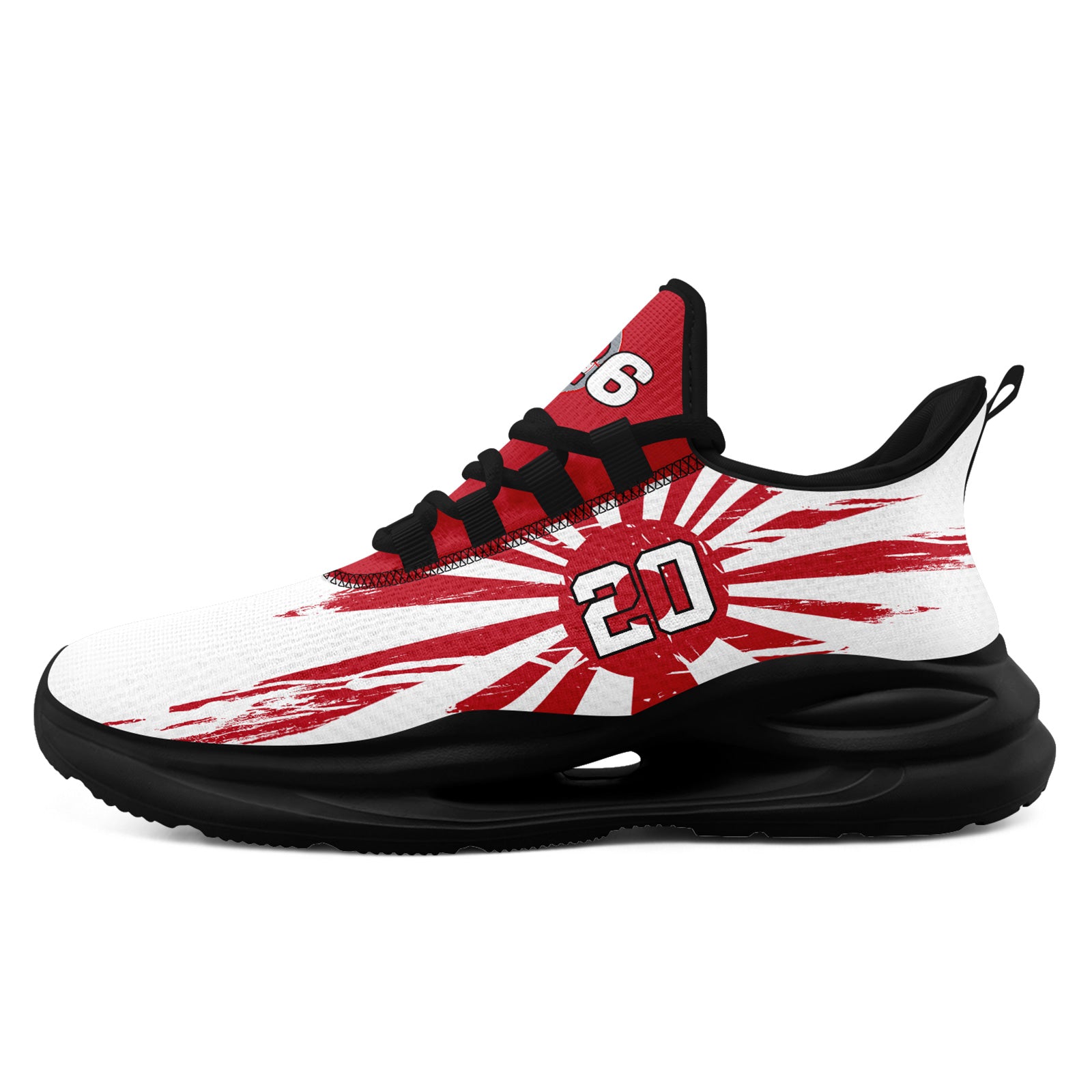 Custom 2026 World Cup Japan Sneakers DIY Country Flag Running Shoes Lightweight Sport Shoes Gift for Football Fans Personalized Team Name and Logo FN079-F023088-1