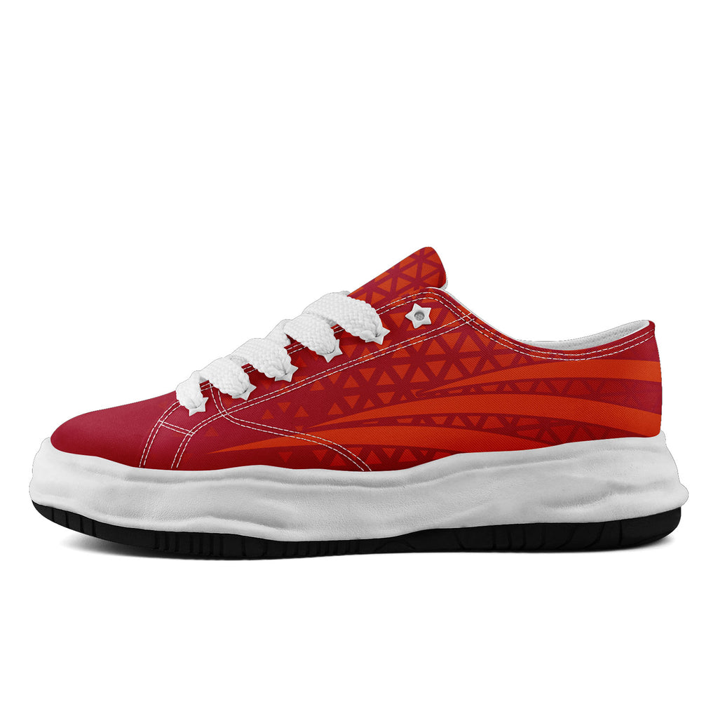 Custom Red White Florida Football Jersey and Sports Shoes Combo Offer Personalized Combo ZH-D023031-29