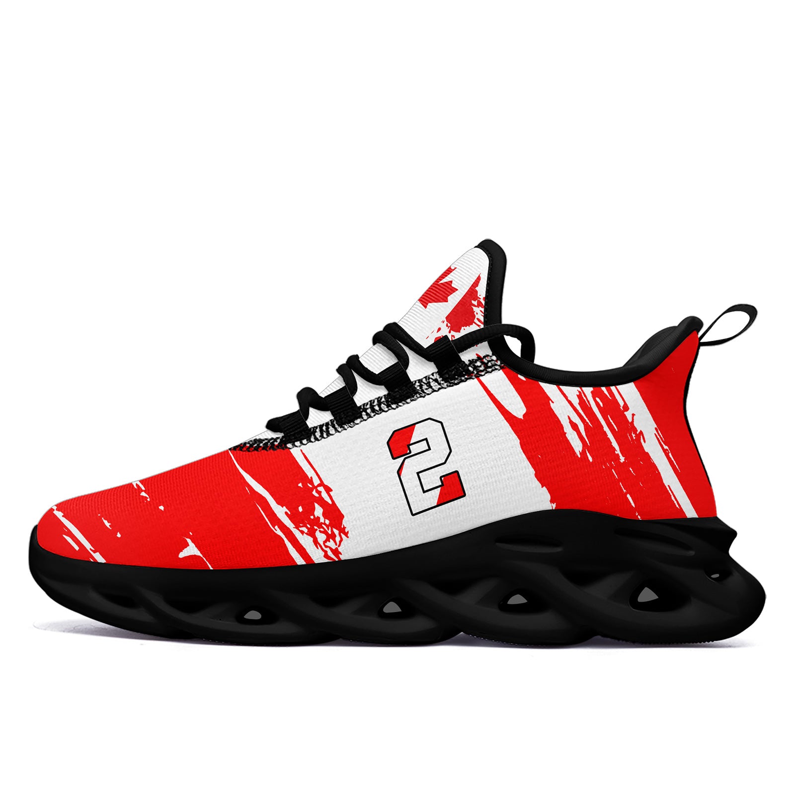 Custom 2026 World Cup Canada Sneakers DIY Country Flag Running Shoes Lightweight Sport Shoes Gift for Football Fans Personalized Team Name and Logo FN003-F023079-10