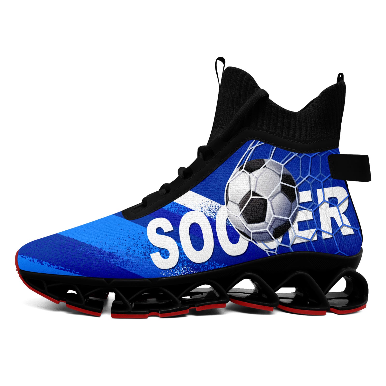 Custom Uruguay 2026 World Cup Sneakers DIY Country Flag Running Shoes Lightweight Sport Shoes Gift for Football Fans Personalized Team Name and Logo FN029XD-F009111-5