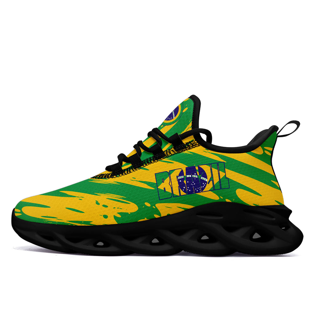 Custom 2026 World Cup Brazil Sneakers DIY Country Flag Running Shoes Lightweight Sport Shoes Gift for Football Fans Personalized Team Name and Logo FN003-F027045-5