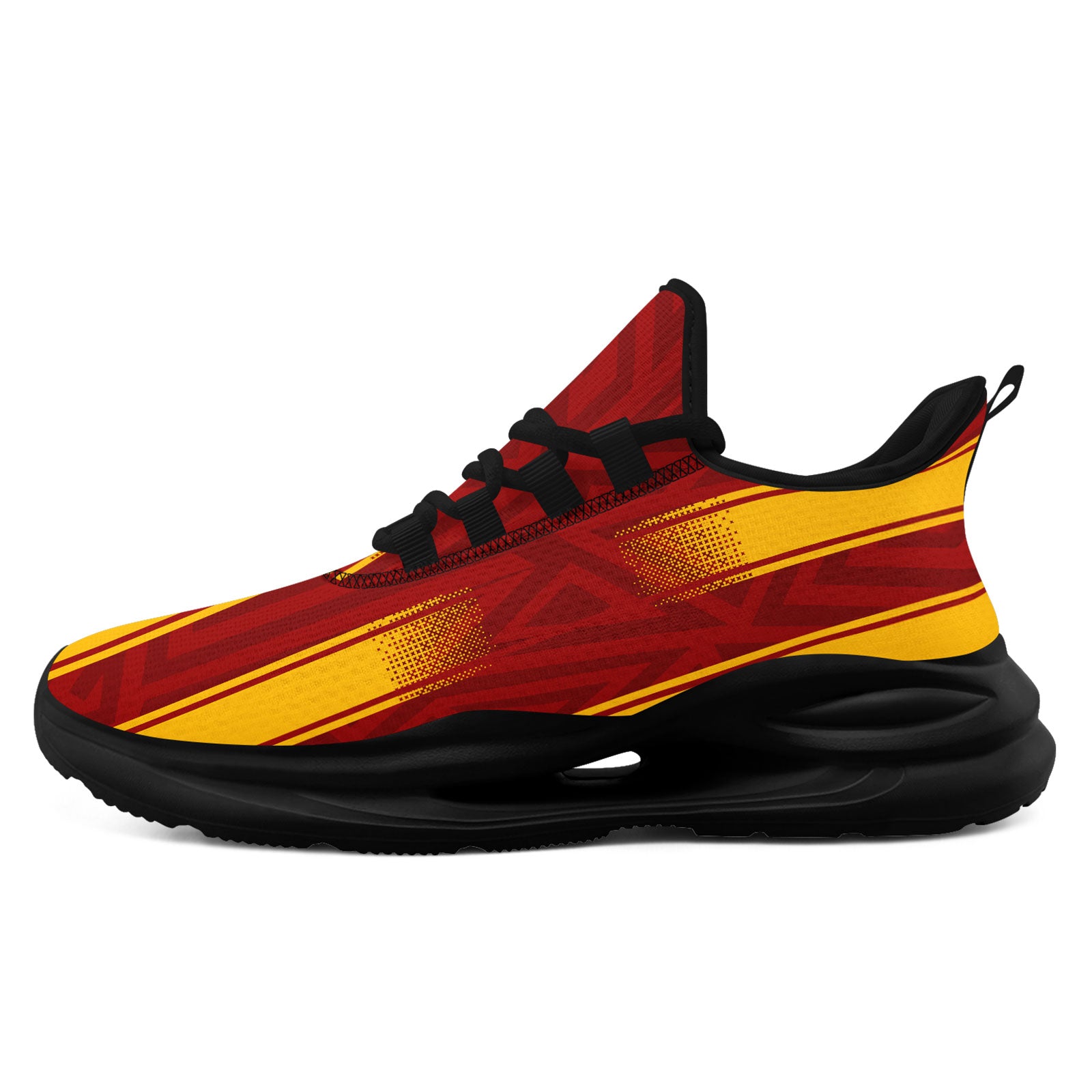 Custom Spain 2026 World Cup Sneakers DIY Country Flag Running Shoes Lightweight Sport Shoes Gift for Football Fans Personalized Team Name and Logo FN079-F020028-2