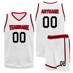 Custom Red White Black City Edition Personalized Sports Uniform Authentic Basketball Jersey BBJ01-D06101-11