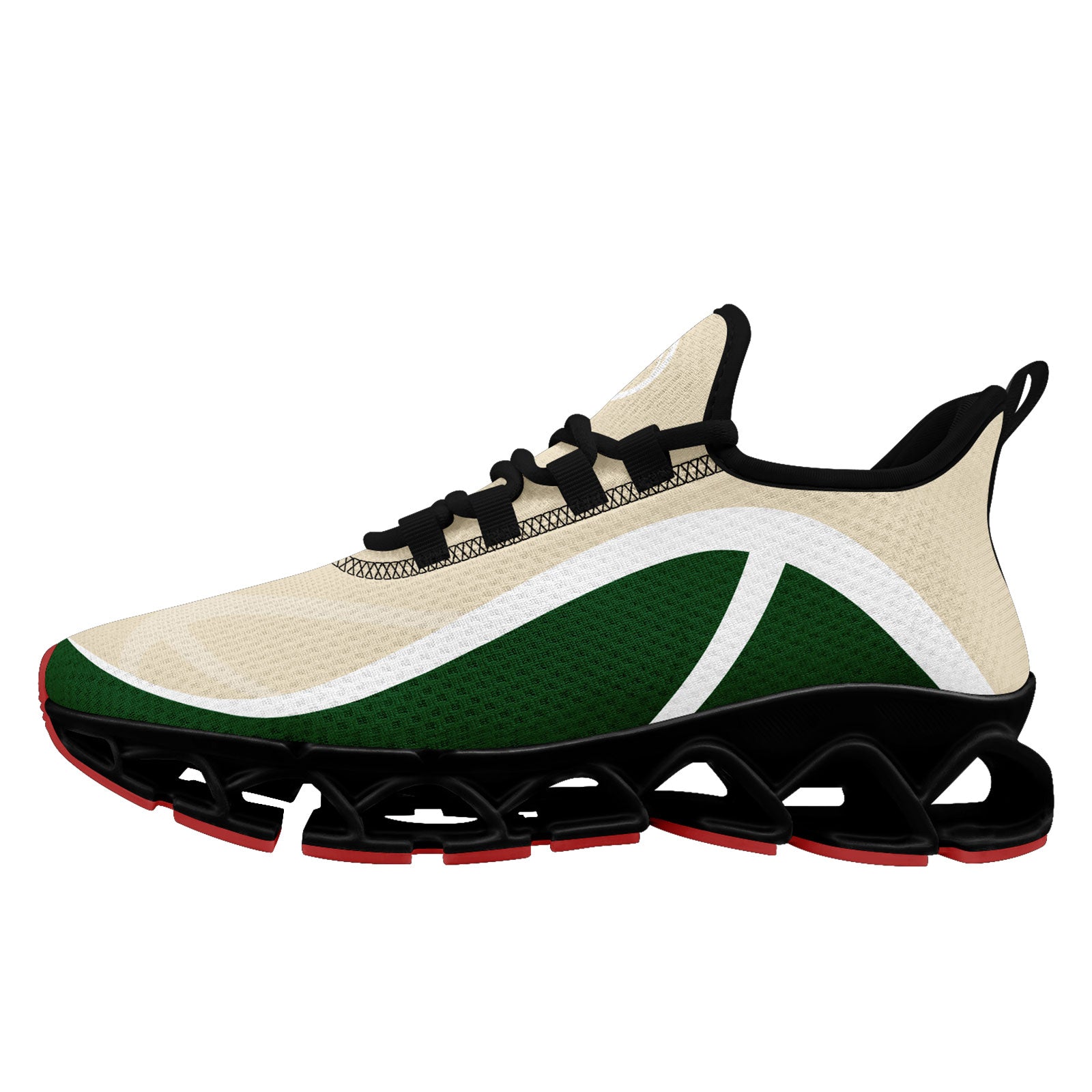 Custom Green Cream Maxsoul Shoes Personalized Sneaker FN003XD-D020391-14