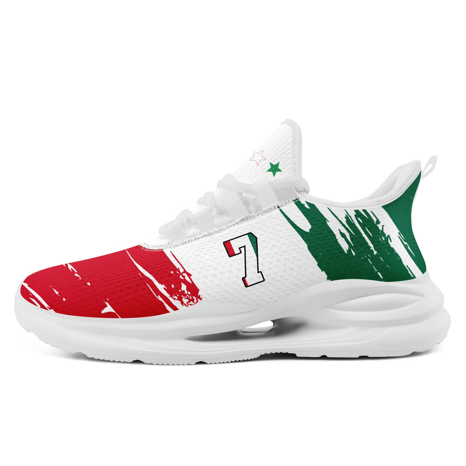 Custom 2026 World Cup Mexico Sneakers DIY Country Flag Running Shoes Lightweight Sport Shoes Gift for Football Fans Personalized Team Name and Logo FN079-F023084-7