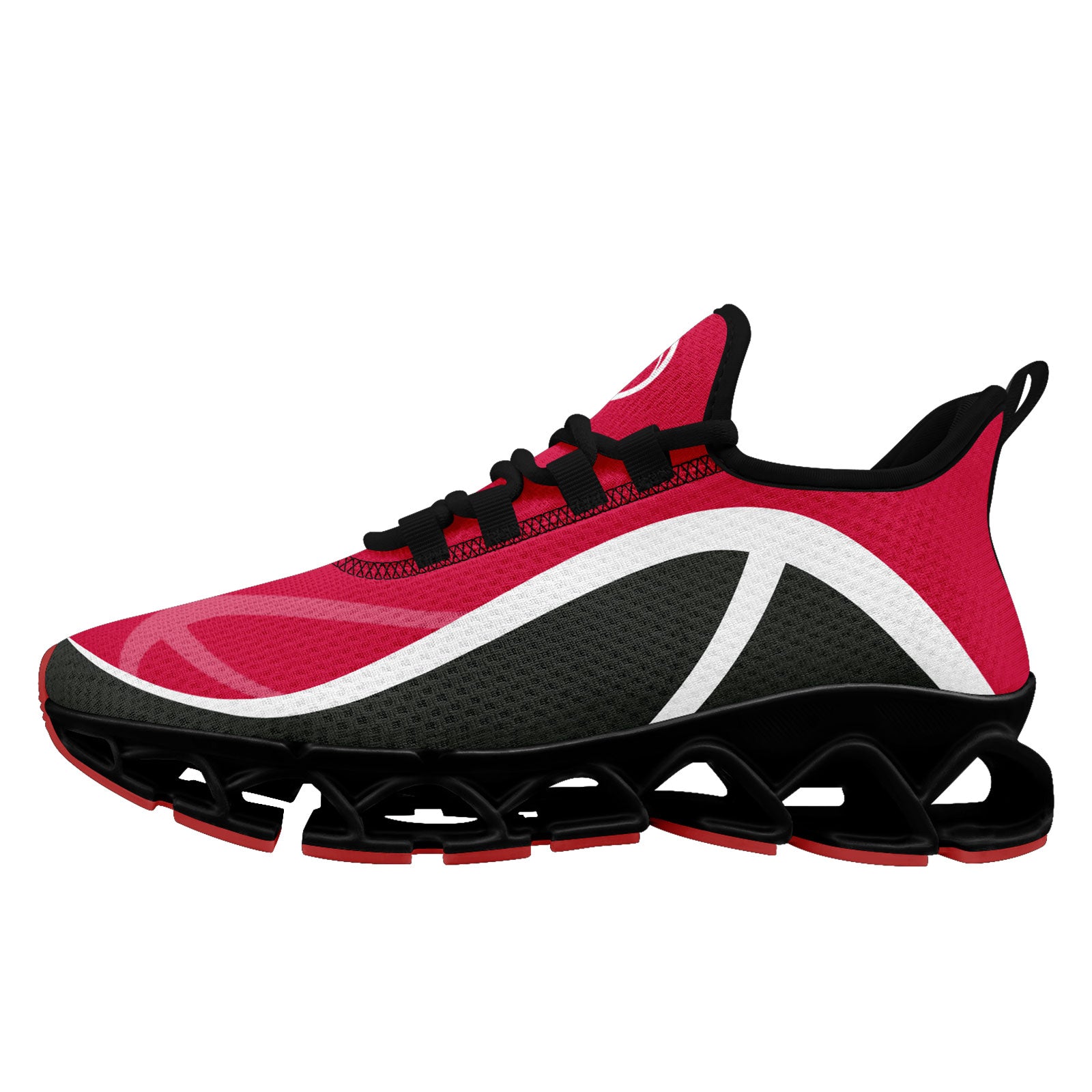 Custom Red Gray Maxsoul Shoes Personalized Sneaker FN003XD-D020391-10