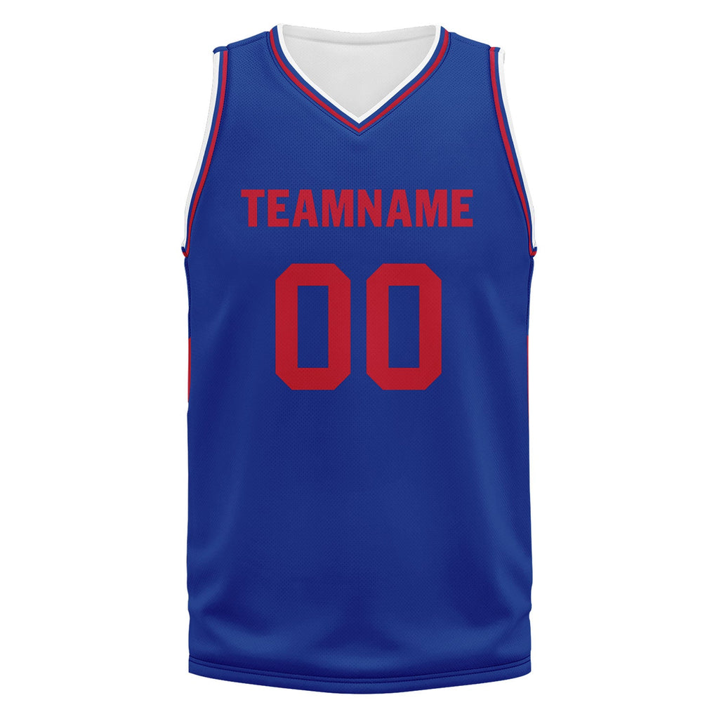 Custom Blue Classic Style Sports Uniform Basketball Jersey BBJ01-D020105-5