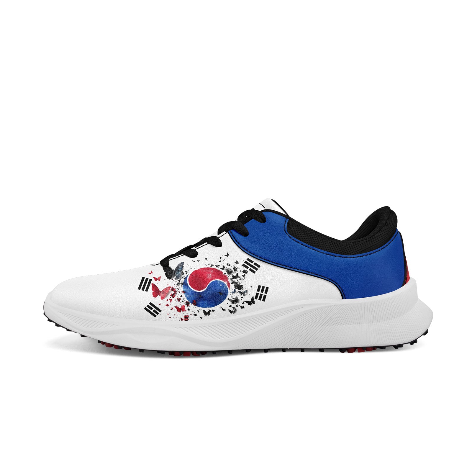 Custom South Korea 2026 World Cup Sneakers DIY Country Flag Running Shoes Lightweight Sport Shoes Gift for Football Fans Personalized Team Name and Logo FN062-F009110-4