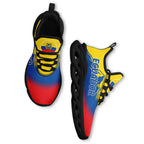 Custom Ecuador 2026 World Cup Sneakers DIY Country Flag Running Shoes Lightweight Sport Shoes Gift for Football Fans Personalized Team Name and Logo FN003-F009077-5