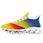 Custom Ecuador 2026 World Cup Sneakers DIY Country Flag Running Shoes Lightweight Sport Shoes Gift for Football Fans Personalized Team Name and Logo FN003XD-F009092-3