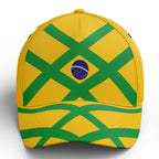 Personalized 2026 Brazil Soccer Fan Hat - Add Your Name & Design Custom 2026 Football Tournament Hat YW061-F027074-4