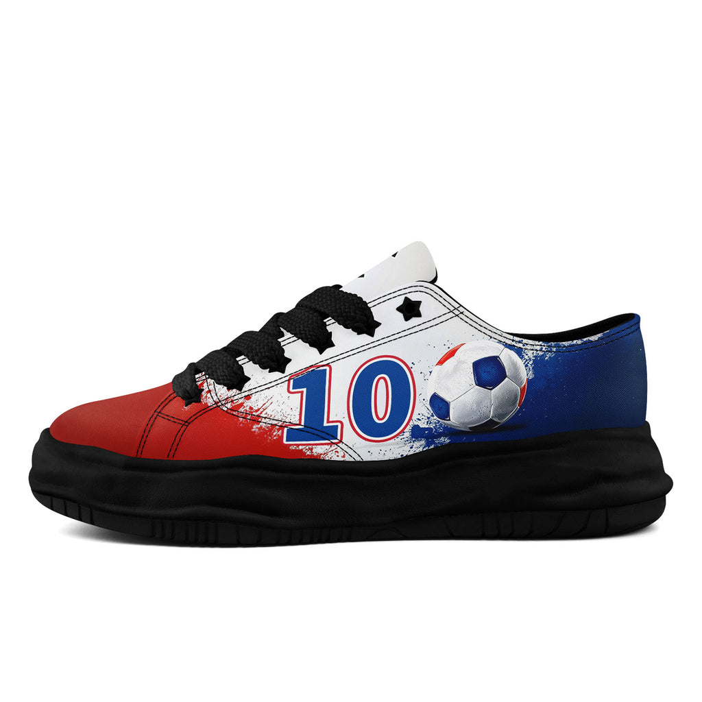 Custom South Korea 2026 World Cup Sneakers DIY Country Flag Running Shoes Lightweight Sport Shoes Gift for Football Fans Personalized Team Name and Logo FN038-F009095-4