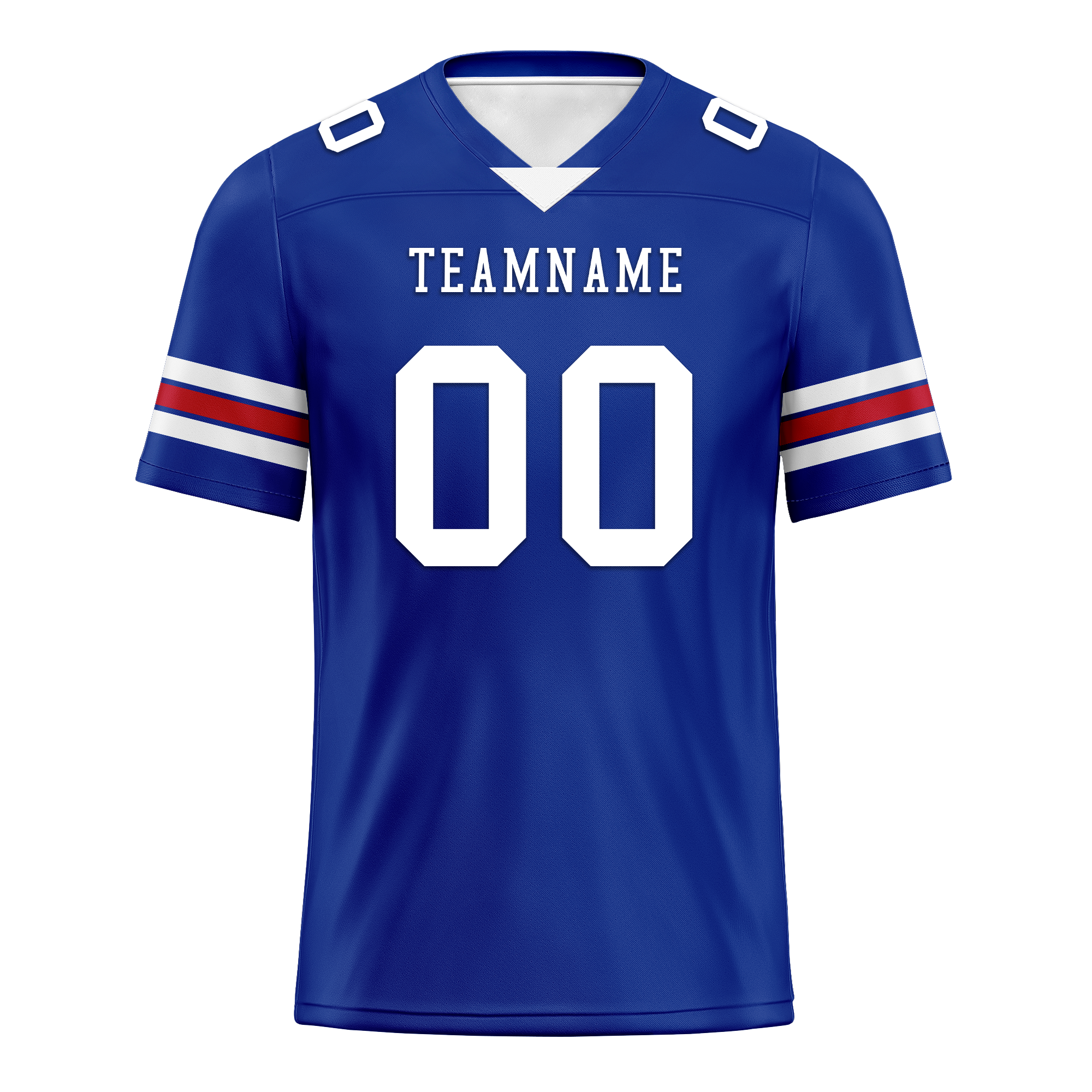 Custom Blue Classic Style Personalized Authentic Football Jersey FBJ02-bd0a70aa