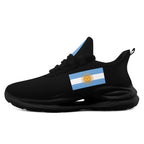 Custom 2026 World Cup Argentina Sneakers DIY Country Flag Running Shoes Lightweight Sport Shoes Gift for Football Fans Personalized Team Name and Logo FN079-F027048-4