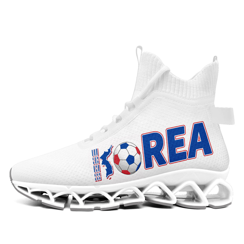 Custom South Korea 2026 World Cup Sneakers DIY Country Flag Running Shoes Lightweight Sport Shoes Gift for Football Fans Personalized Team Name and Logo FN029XD-F009084-3