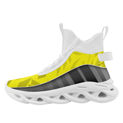 Custom Gray Yellow Maxsoul Shoes Personalized Sneaker FN029A-D020158-9