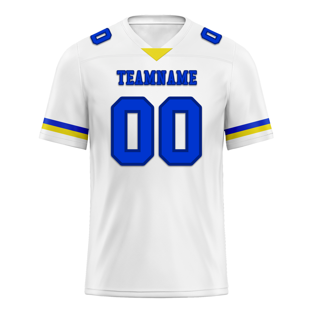 Custom White Classic Style Personalized Authentic Football Jersey FBJ02-bd0a7008