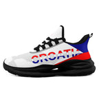 Custom Croatia 2026 World Cup Sneakers DIY Country Flag Running Shoes Lightweight Sport Shoes Gift for Football Fans Personalized Team Name and Logo FN079-F009105-1