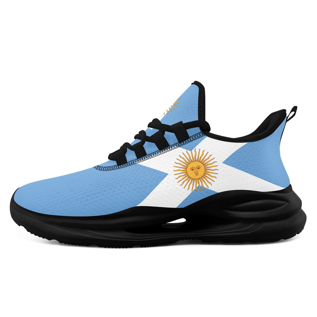Custom 2026 World Cup Argentina Sneakers DIY Country Flag Running Shoes Lightweight Sport Shoes Gift for Football Fans Personalized Team Name and Logo FN079-F027048-3