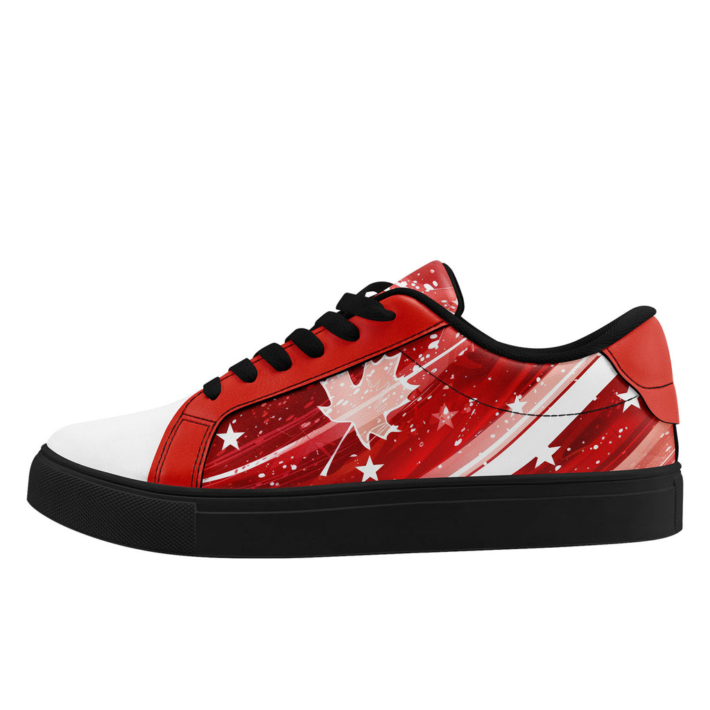 Custom Canada 2026 World Cup Sneakers DIY Country Flag Running Shoes Lightweight Sport Shoes Gift for Football Fans Personalized Team Name and Logo FN023-F020031-5