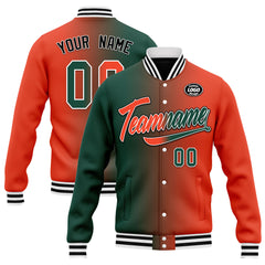 Custom Gradient Fashion Jacket Bomber Full-Snap Varsity Letterman Personalized Jacket FZ005-D028015-6