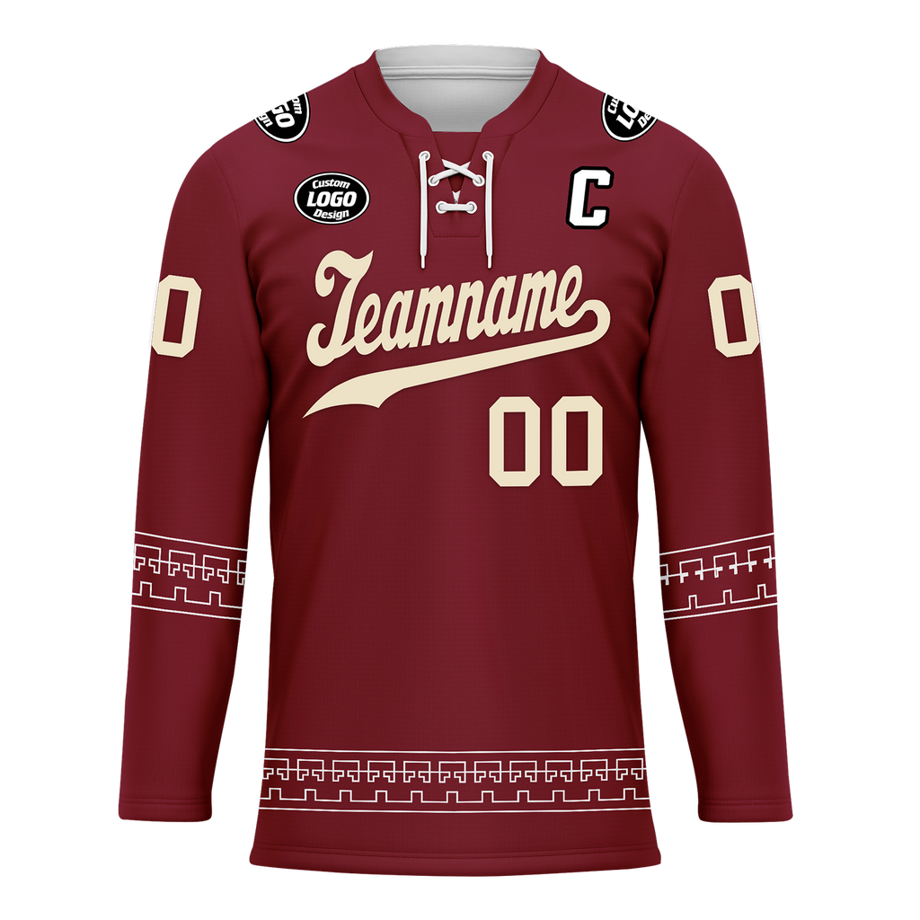 Custom Red Personalized Hockey Jersey HCKJ01-D0a70fd
