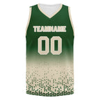 Custom Green Yellow Fade Fashion Sports Uniform Basketball Jersey BBJ01-D020102-7