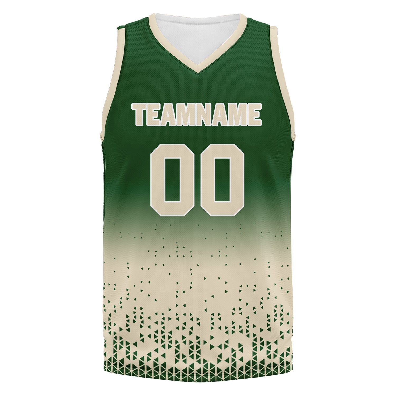 Custom Green Yellow Fade Fashion Sports Uniform Basketball Jersey BBJ01-D020102-7