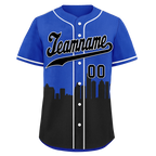 Custom Blue Black City Edition Personalized Authentic Baseball Jersey BSBJ01-D017127