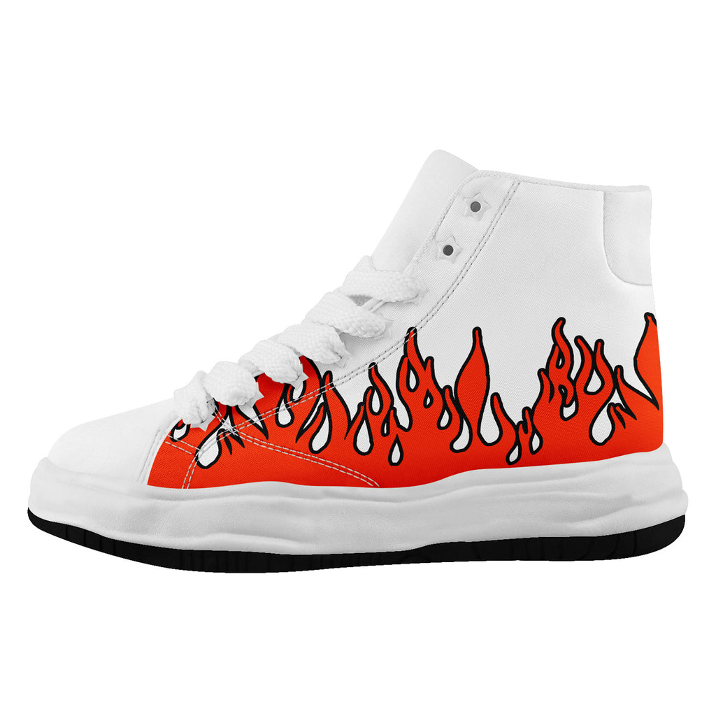 Custom Orange White Cleveland Firesoul Shoes Personalized Sneaker FN039-D020272-8