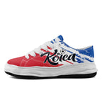 Custom South Korea 2026 World Cup Sneakers DIY Country Flag Running Shoes Lightweight Sport Shoes Gift for Football Fans Personalized Team Name and Logo FN038-F009095-2