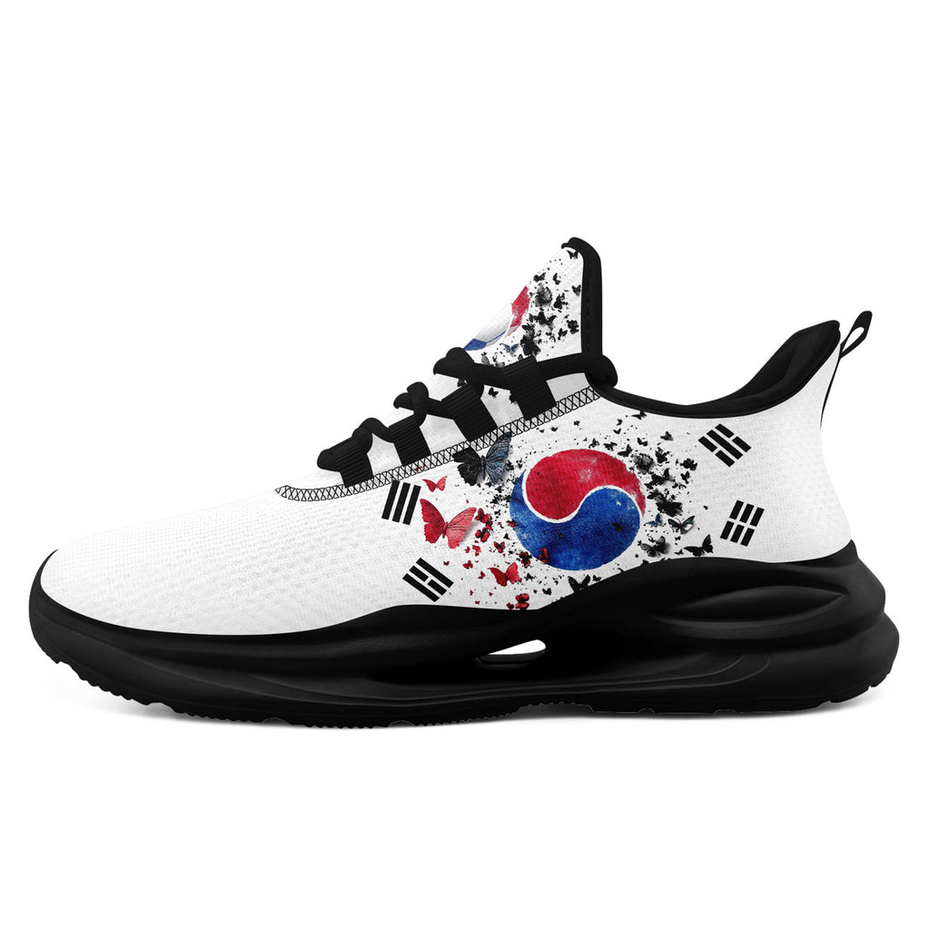 Custom South Korea 2026 World Cup Sneakers DIY Country Flag Running Shoes Lightweight Sport Shoes Gift for Football Fans Personalized Team Name and Logo FN079-F009056-2