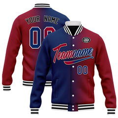 Custom Gradient Fashion Jacket Bomber Full-Snap Varsity Letterman Personalized Jacket FZ005-D028016-4