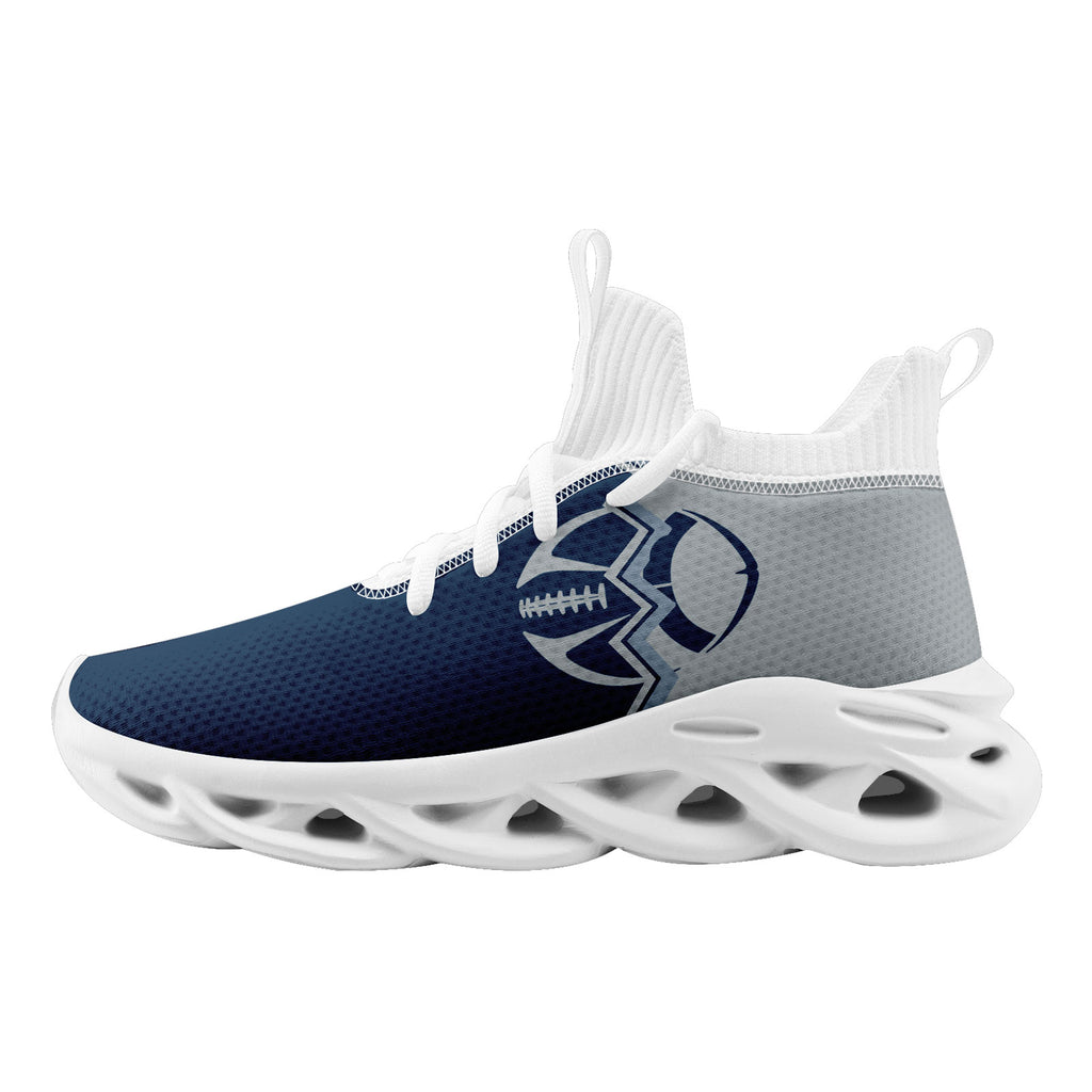 Custom Blue Grey Washington MaxSoul Shoes and Hat Combo Offer Personalized Combo ZH-D028017-14