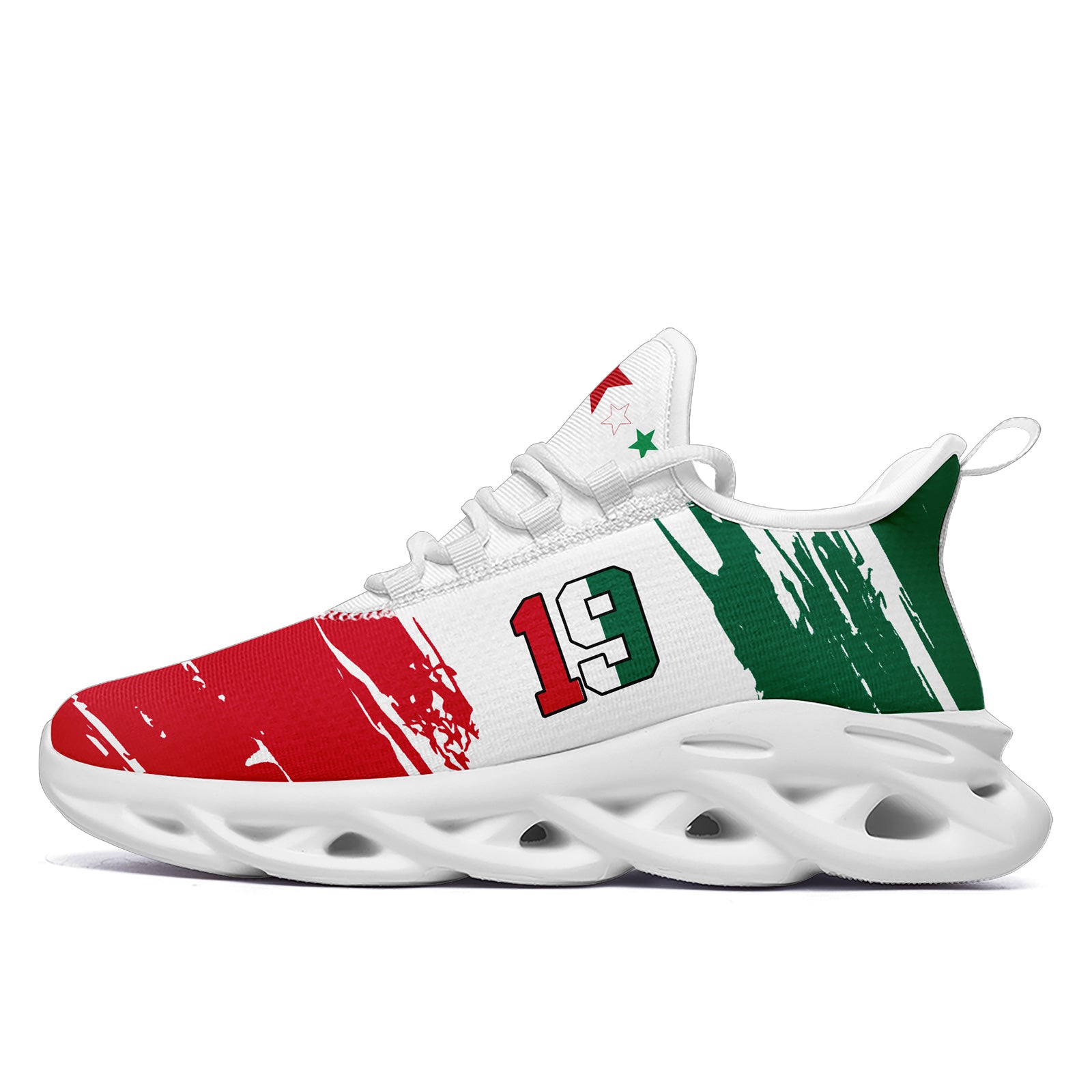 Custom 2026 World Cup Mexico Sneakers DIY Country Flag Running Shoes Lightweight Sport Shoes Gift for Football Fans Personalized Team Name and Logo FN003-F023078-1