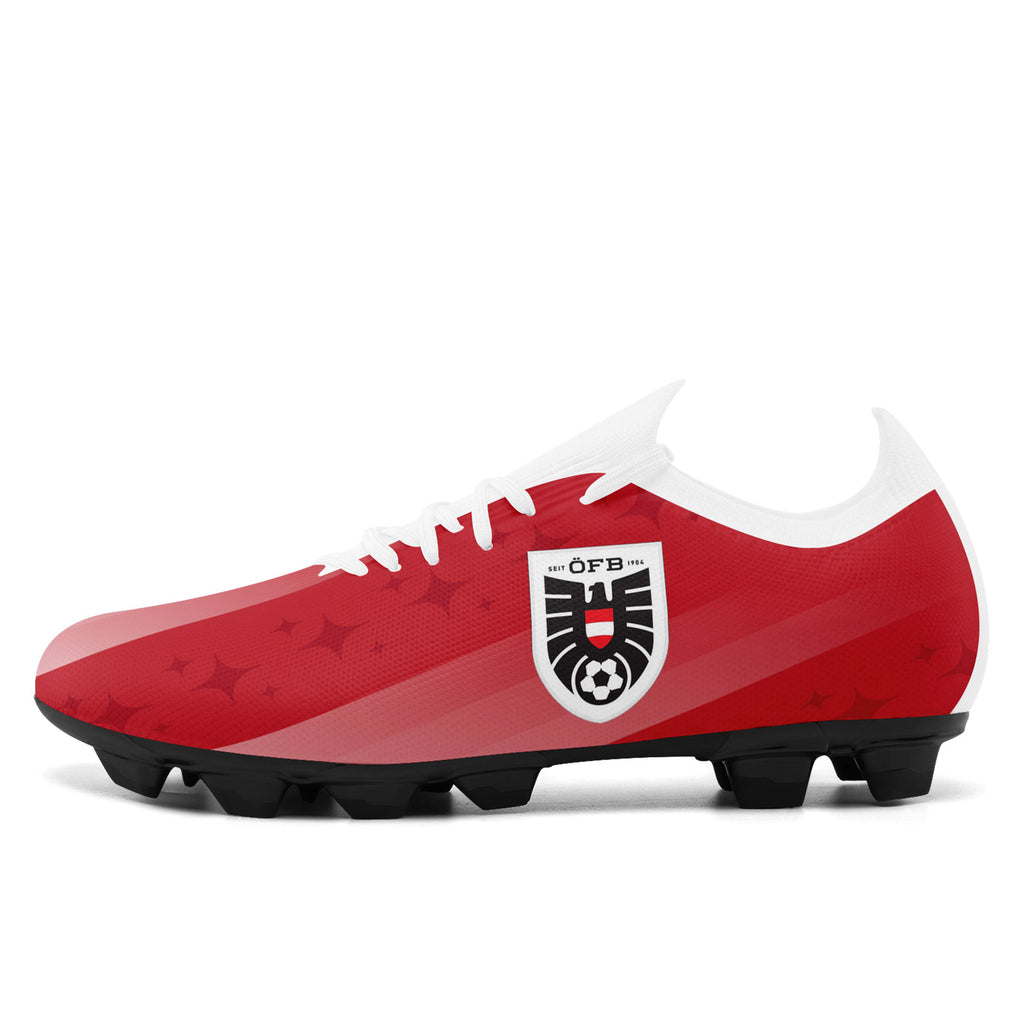 Custom Austria 2026 World Cup Sneakers DIY Country Flag Running Shoes Lightweight Sport Shoes Gift for Football Fans Personalized Team Name and Logo SC02-F020029-4