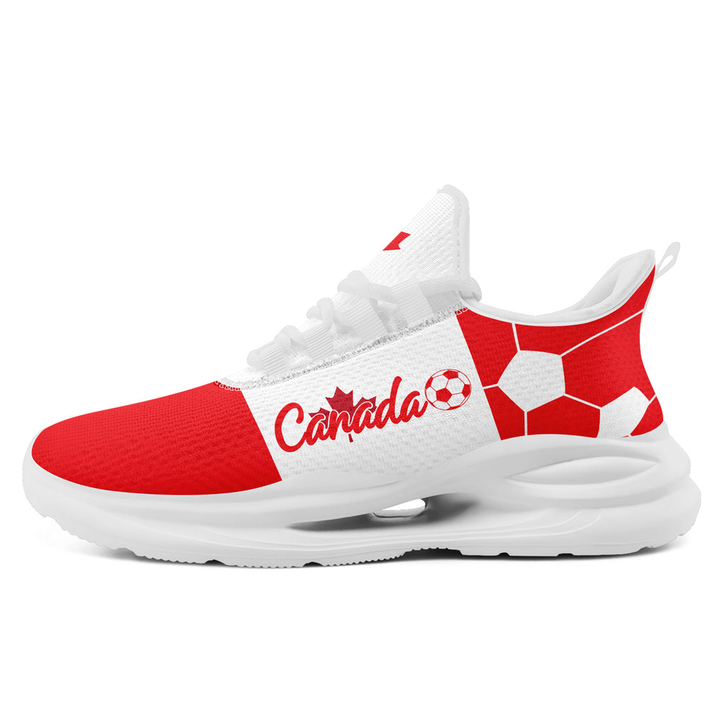 Custom 2026 World Cup Canada Sneakers DIY Country Flag Running Shoes Lightweight Sport Shoes Gift for Football Fans Personalized Team Name and Logo FN079-F023063-2