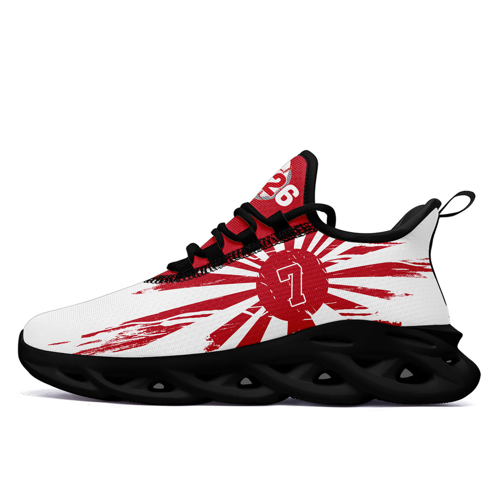 Custom 2026 World Cup Japan Sneakers DIY Country Flag Running Shoes Lightweight Sport Shoes Gift for Football Fans Personalized Team Name and Logo FN003-F023083-2
