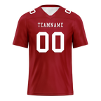 Custom Red Classic Style Personalized Authentic Football Jersey FBJ02-bd0a700a