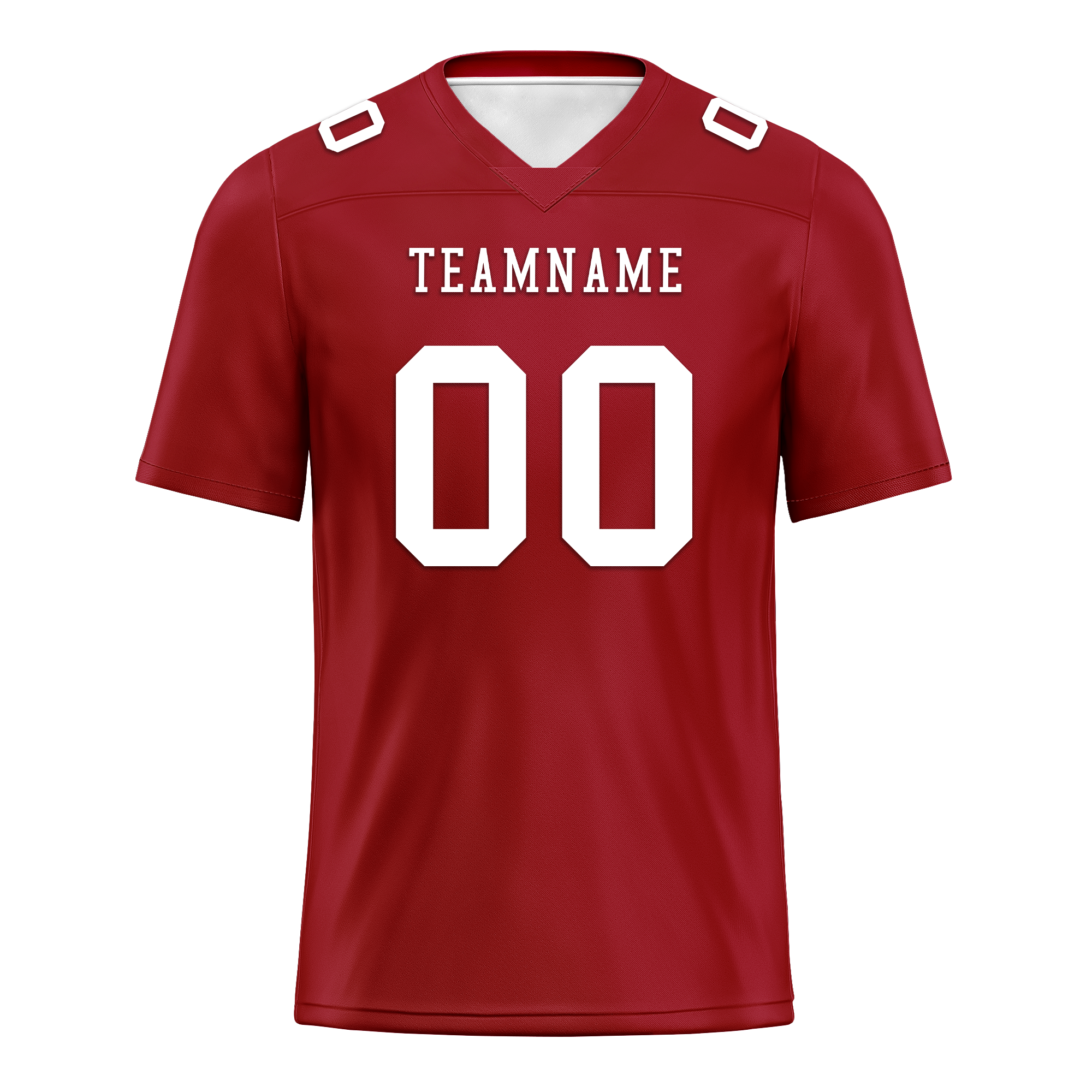 Custom Red Classic Style Personalized Authentic Football Jersey FBJ02-bd0a700a