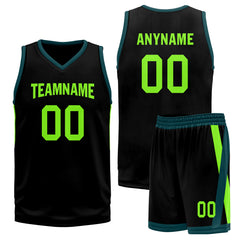 Custom Dark Lemon Green City Edition Personalized Sports Uniform Authentic Basketball Jersey BBJ01-D06101-2