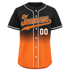 Custom Black Orange Fade Fashion Personalized Authentic Baseball Jersey BSBJ01-D0a70ce